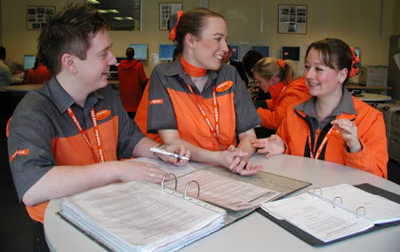 easyJets new uniform is a far cry from the orange shirts and puffer jackets they used to wear.