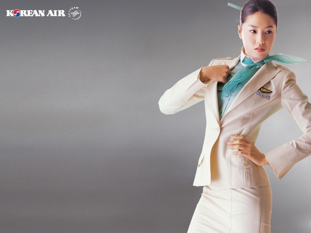 Korean Air Beauitful stewardess wallpaper